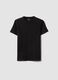Boys&rsquo; black pure cotton regular fit T-shirt_3