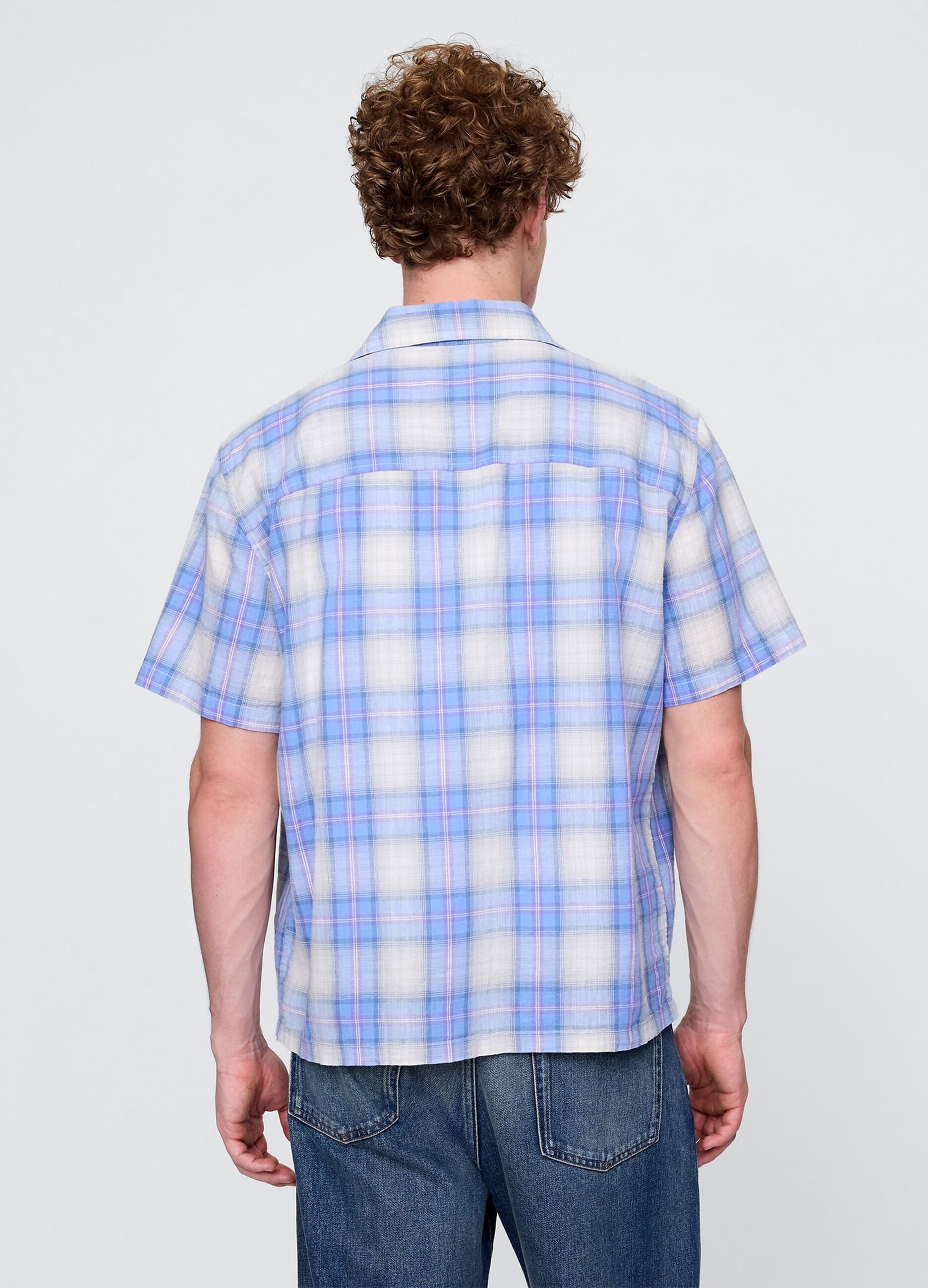 GAP Blue Checked Shirt