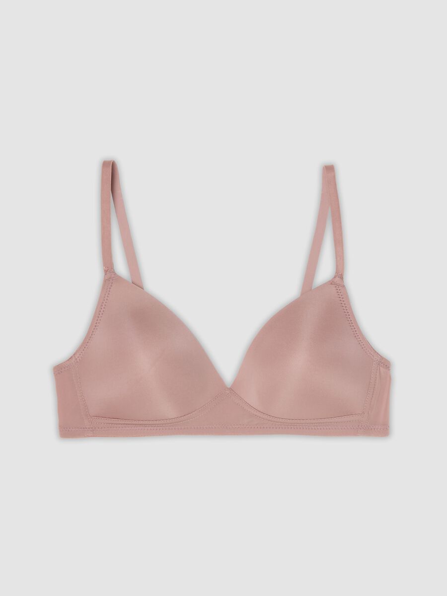 Rosa gepolsterter BH aus Stretchmaterial_4
