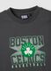 Graues T-Shirt aus reiner Baumwolle, Regular Fit mit Boston Celtics Druck_5