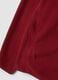 Red fleece zip-neck sweatshirt, regular fit_1