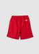 Kids&rsquo; pure cotton red shorts with Chicago Bulls print_1