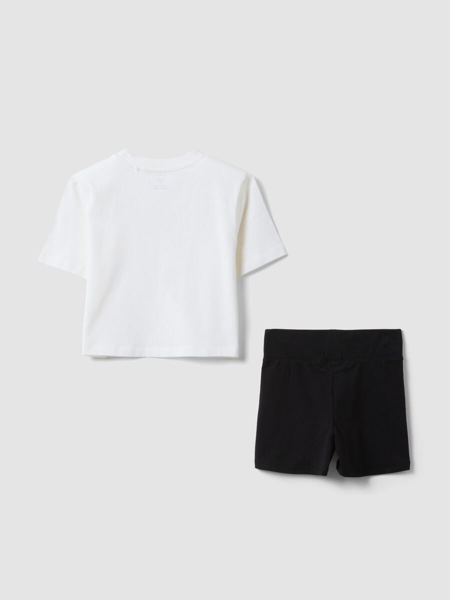 Set in puro cotone multicolor da ragazza regular fit_1