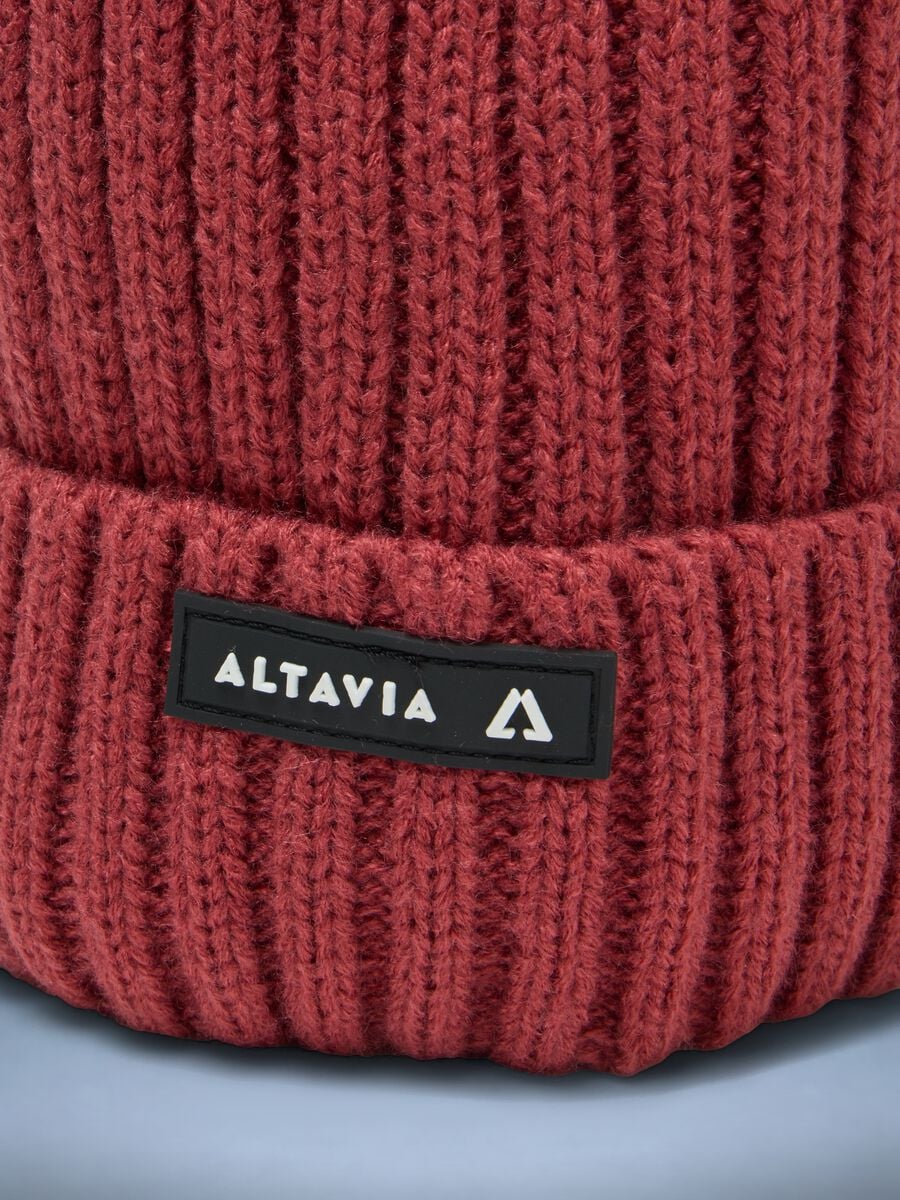 Rib-knit beanie with cuff ALTAVIA WITH DEBORAH COMPAGNONI_2