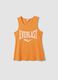 Top de al&ccedil;as em puro algod&atilde;o laranja ajuste regular com log&oacute;tipo Everlast_4