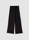 Black Pure Cotton Baggy Jogger Trousers_4