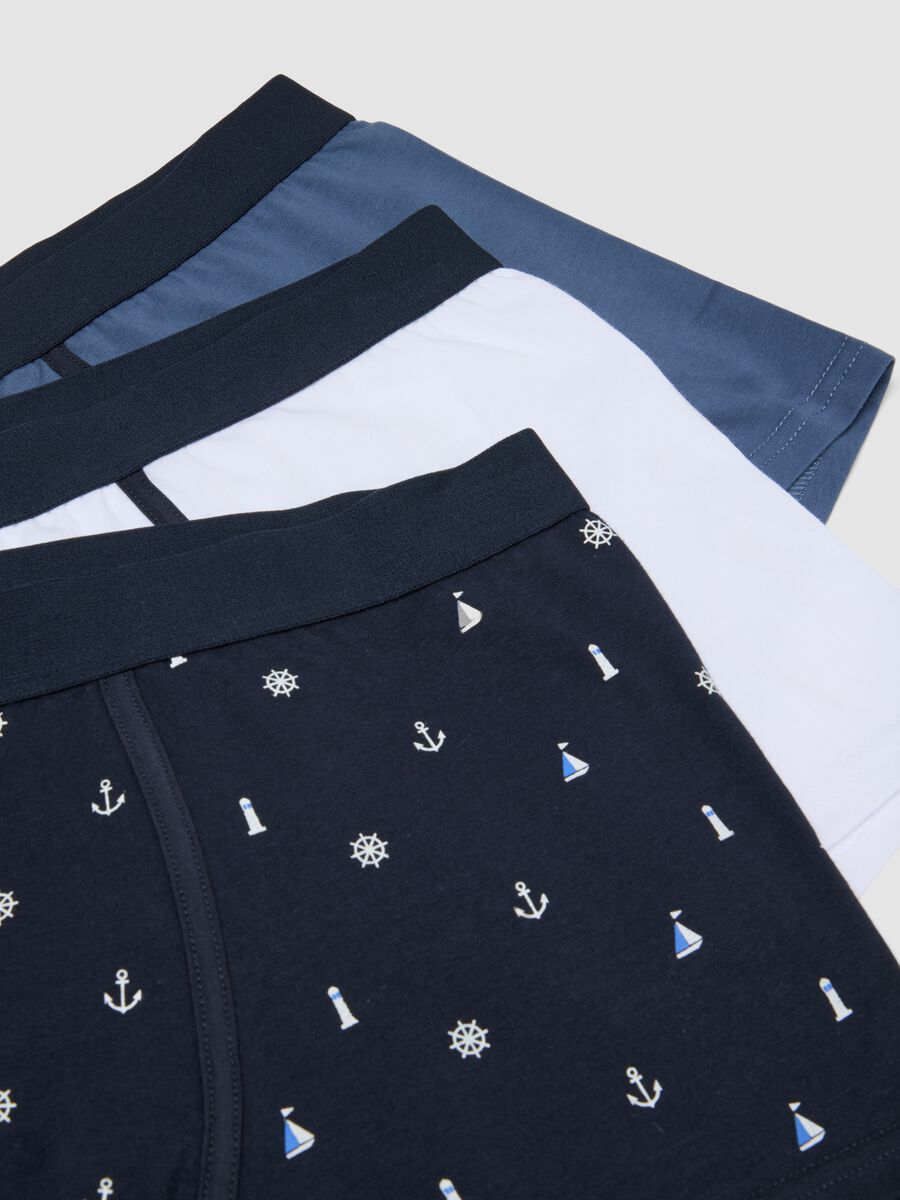 3er-Pack Boxershorts aus Stretch-Baumwolle, mehrfarbig, Regular Fit_1