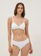 White triangle bikini top in stretch fabric_1