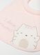 Pack of two pink pure cotton bibs regular fit for babies_1