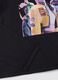 T-shirt preta em algod&atilde;o el&aacute;stico com estampado K-Pop Demon Hunters_3