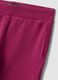 Purple stretch cotton flared leggings for girls_2