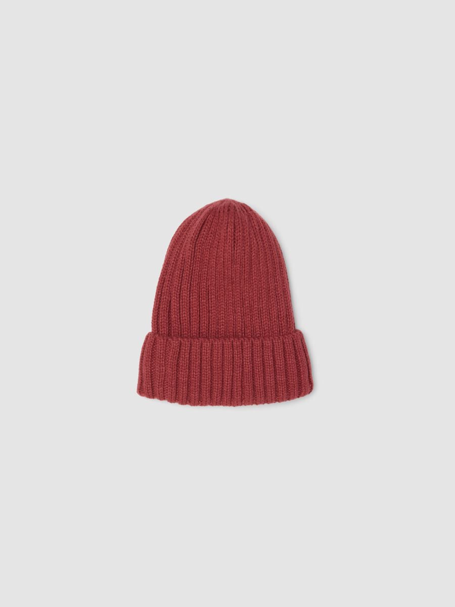 Rib-knit beanie with cuff ALTAVIA WITH DEBORAH COMPAGNONI_1