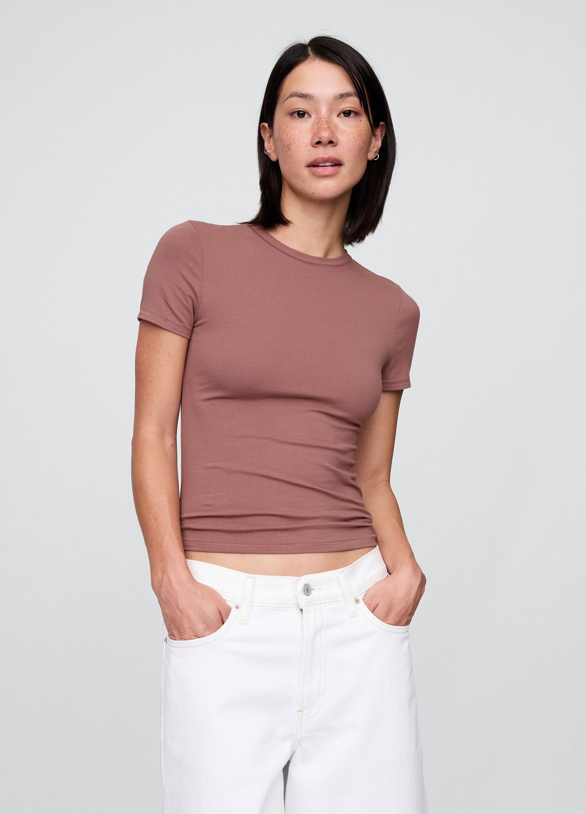 Stretch Brown T-shirt