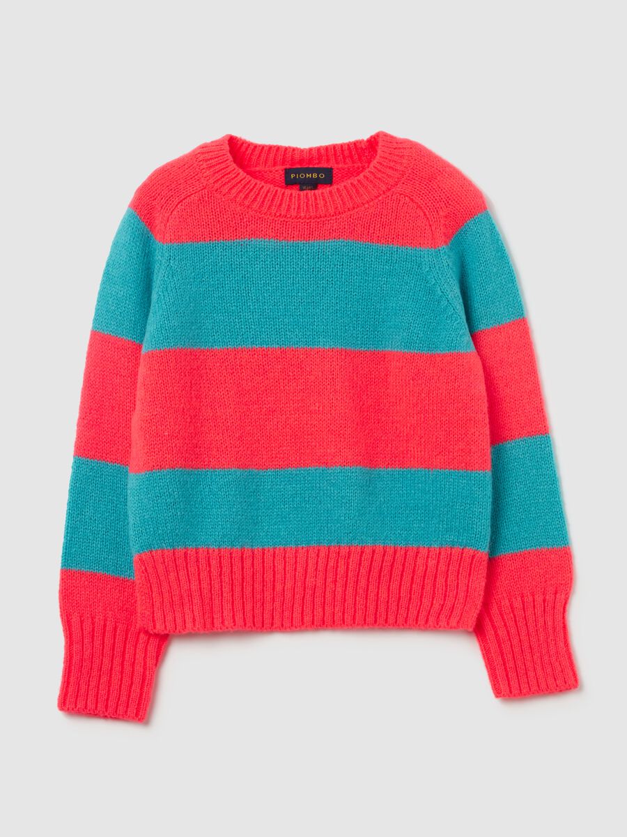 Pullover with striped pattern_3