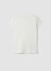 White pure cotton crew-neck T-shirt with heart print_1