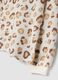 White animal-print crew-neck pyjamas_2