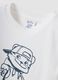Wei&szlig;es Oversize-T-Shirt aus Bio-Baumwolljersey mit Print f&uuml;r Jungen_2