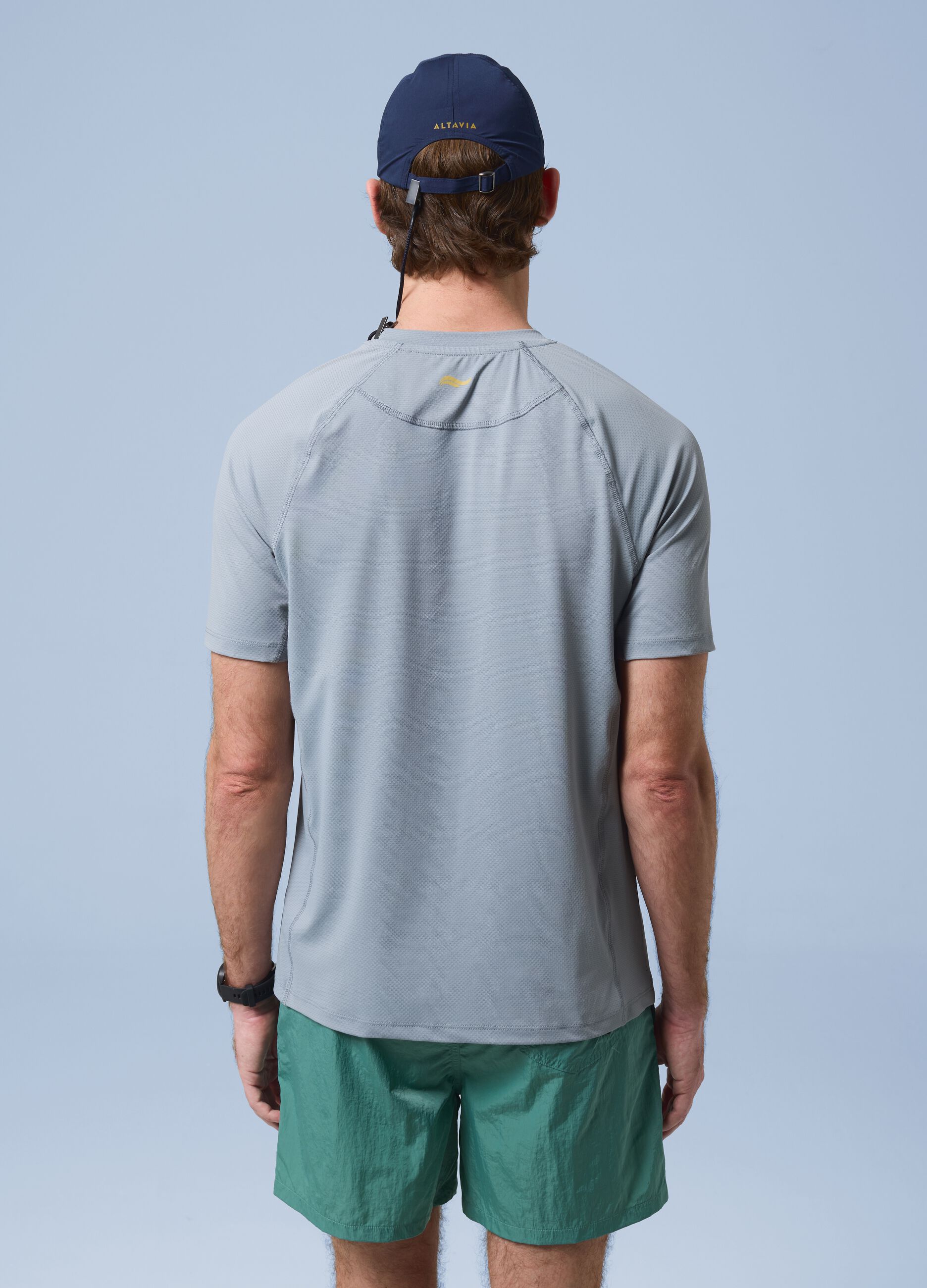 Grey ALTAVIA SAILING stretch T-shirt
