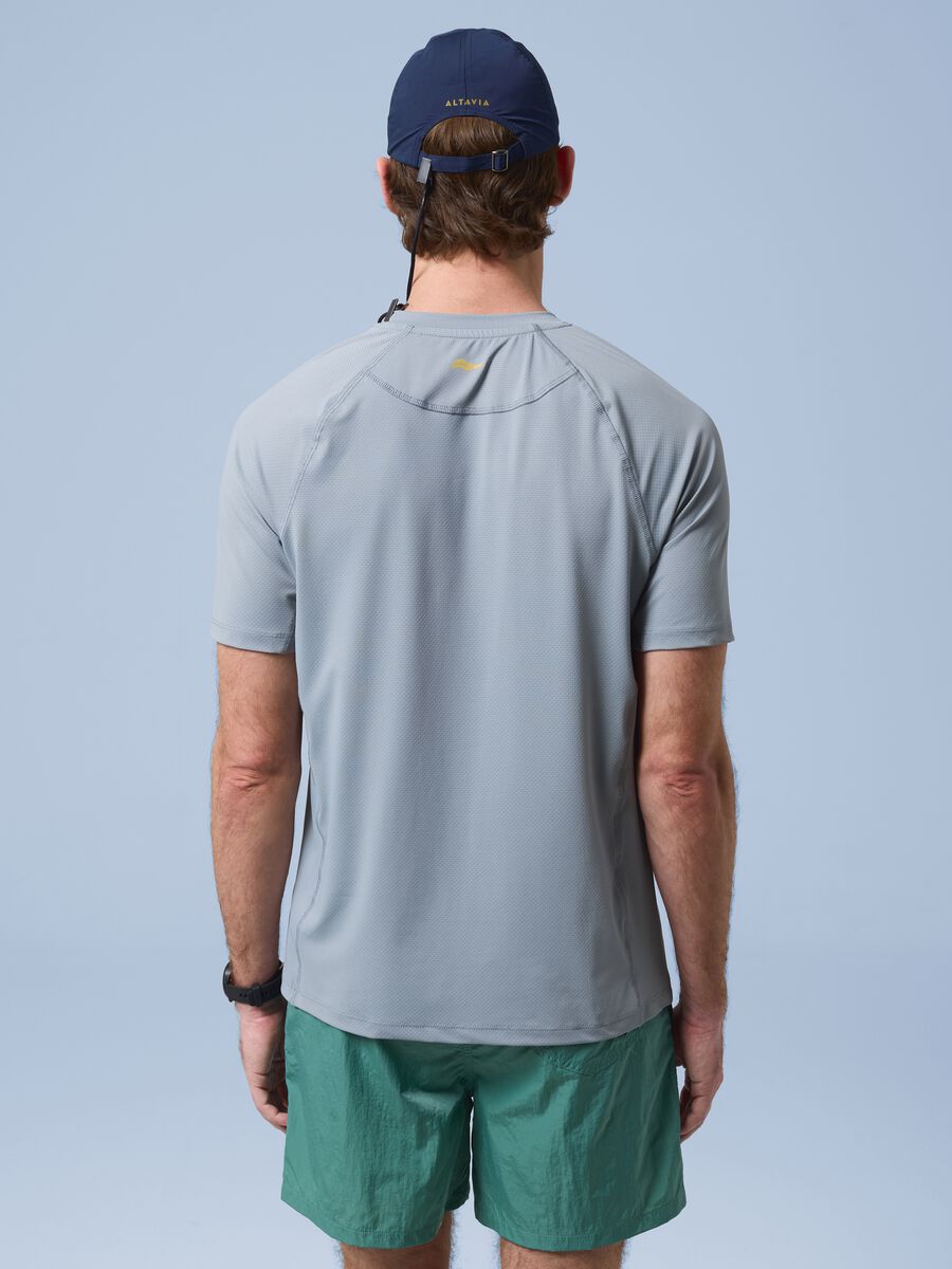Grey ALTAVIA SAILING stretch T-shirt_2