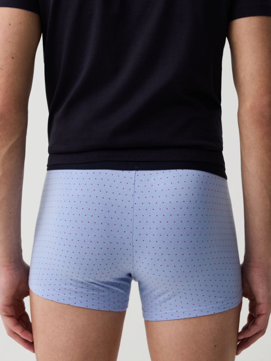 Three-pack boxer shorts with polka dot pattern_2
