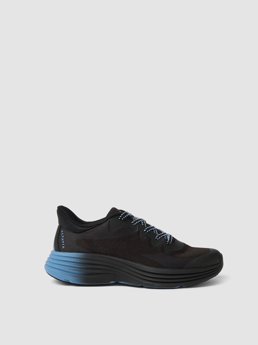 Black Outdoor Sneakers with Cushioned Midsole ALTAVIA_0