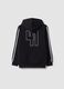 Black cotton-blend hoodie with Jeep print_1