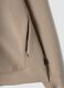 Beige full-zip with stretchy fabric collar, Easy Dry, regular fit_5