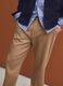 Brown stretch-cotton chino trousers, straight fit_3