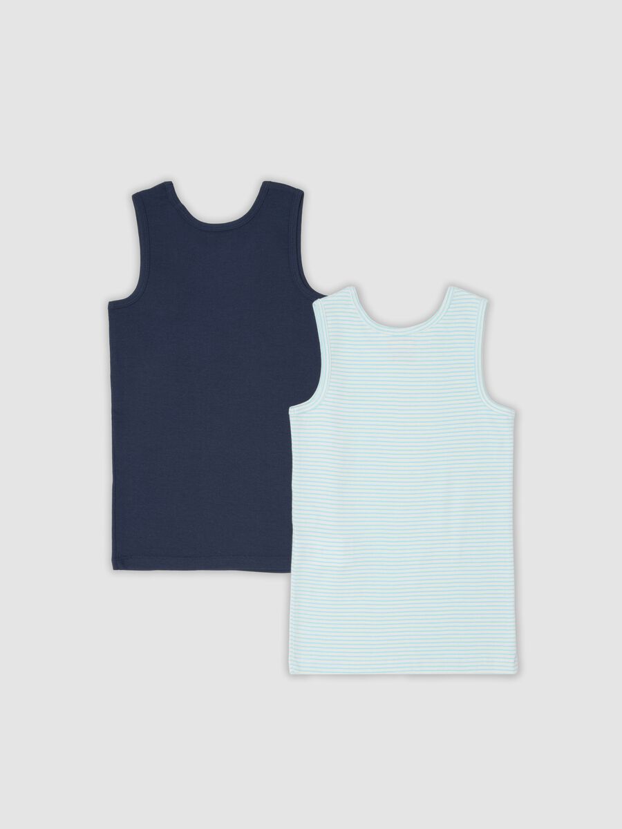 2-pack multicolour Spider-Man organic cotton vests for boys_1