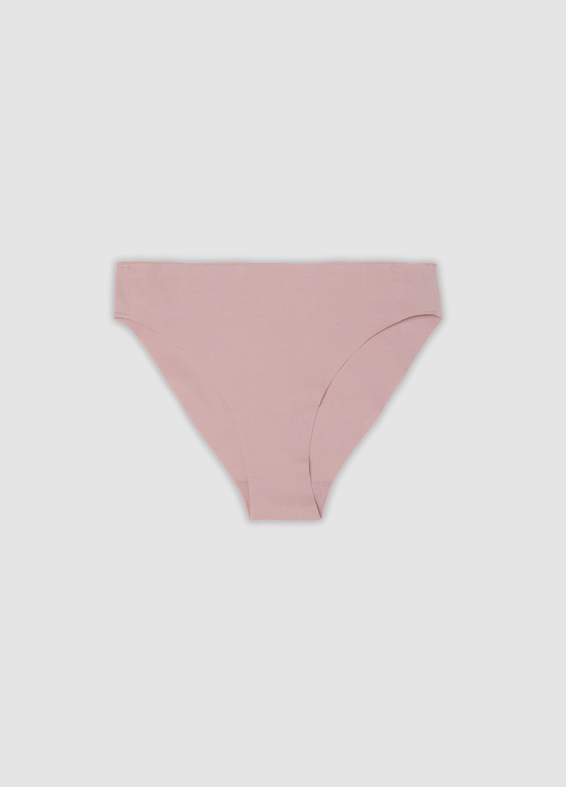 Pink stretch organic cotton briefs