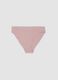 Pink stretch organic cotton briefs_0