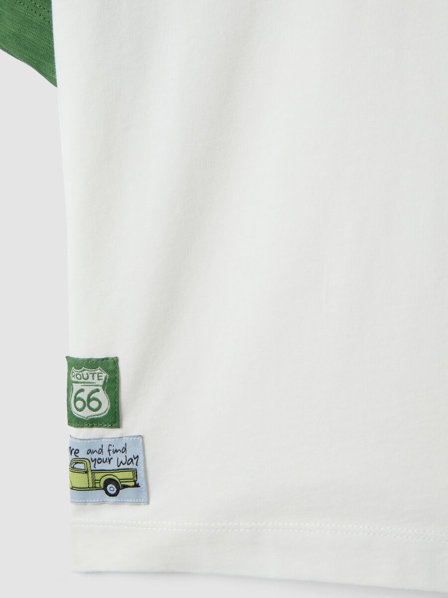 Boys&rsquo; multicolour pure cotton polo shirt, oversized fit_3