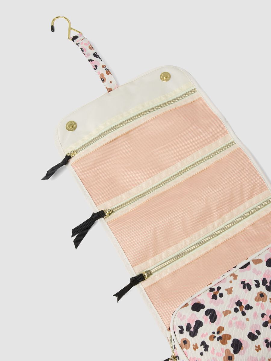 White animal-print wash bag_2