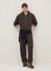 Regular Fit Brown Cotton Blend Trousers_0