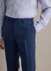 Schmale Business-Hose aus reinem blauem Leinen_3