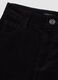 Black wide-leg stretch cotton trousers_1