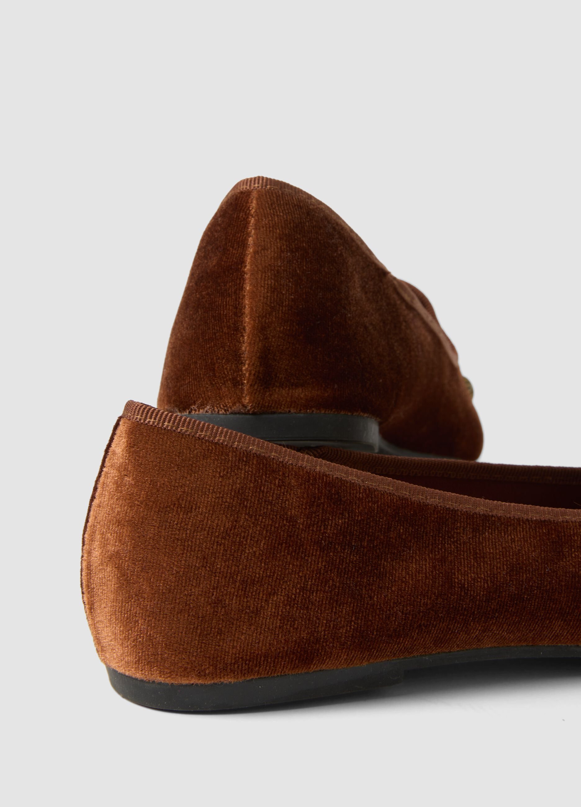 Brown Friulane with gold jewel appliqu&eacute;s