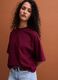 Rotes Jersey-T-Shirt aus Baumwollmischung mit Rundhalsausschnitt, Regular Fit_0