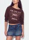 Felpa marrone in misto cotone con scollo ampio regular fit_3