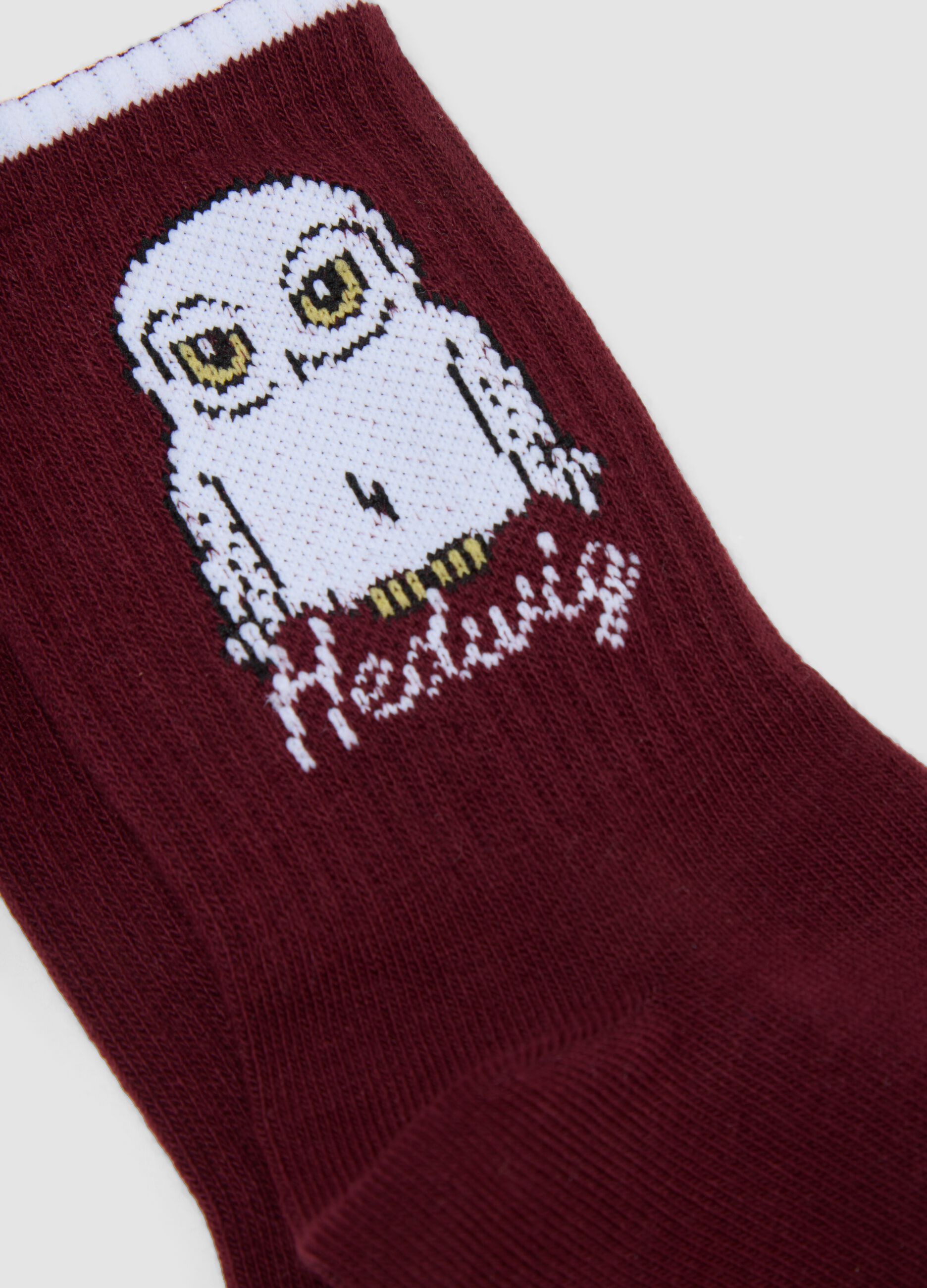 2-pack of Harry Potter-themed midi socks in stretchy organic cotton