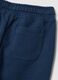 Pantal&oacute;n jogger azul de algod&oacute;n puro con cintura el&aacute;stica para beb&eacute; ni&ntilde;o_3