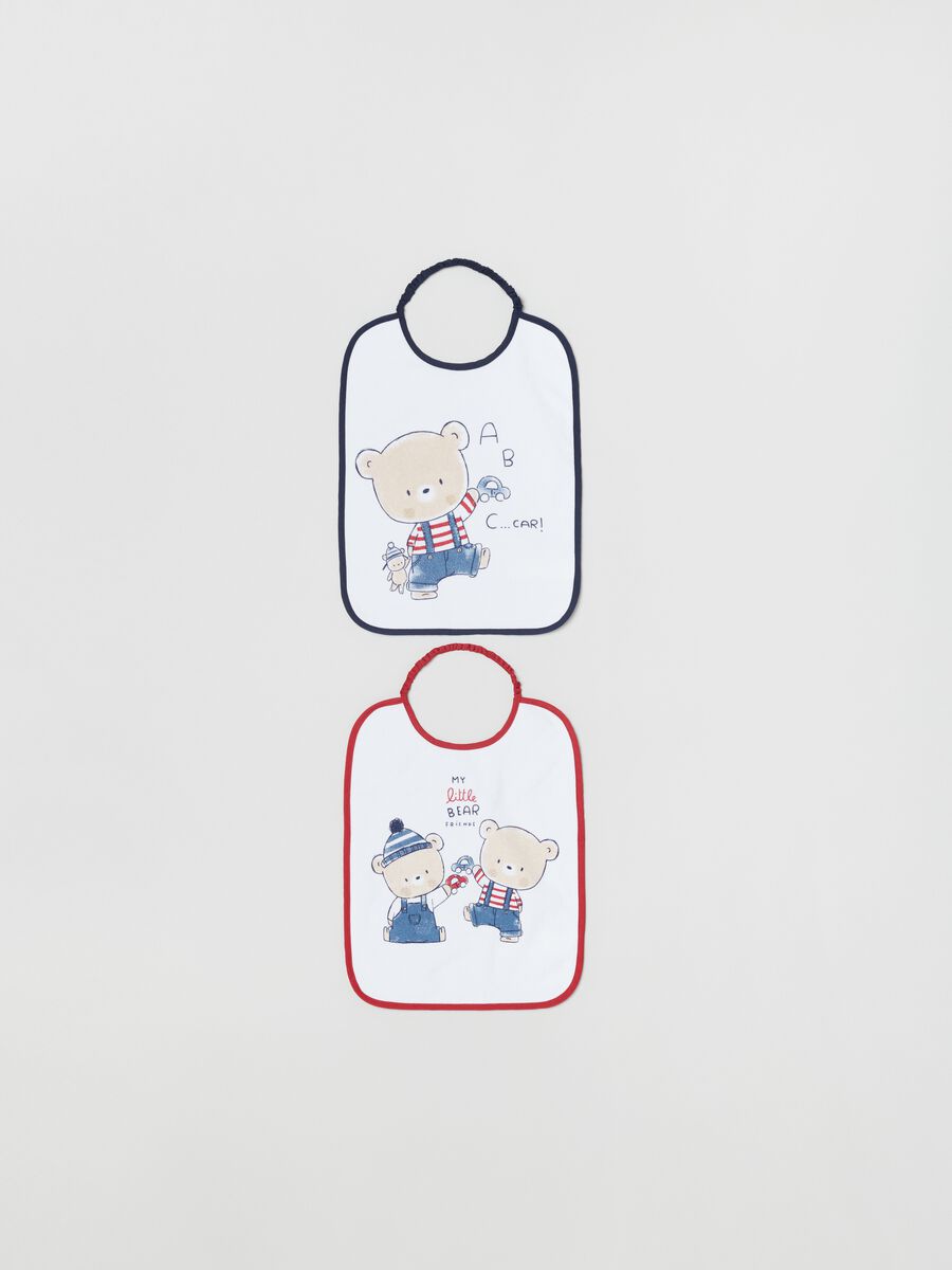 Two-pair pack bibs with PEVA backing_0