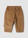 Cal&ccedil;as bege em algod&atilde;o puro canelado com bordado do Winnie the Pooh, comfort fit_2