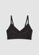 Black stretch-fabric bra with removable cups_4