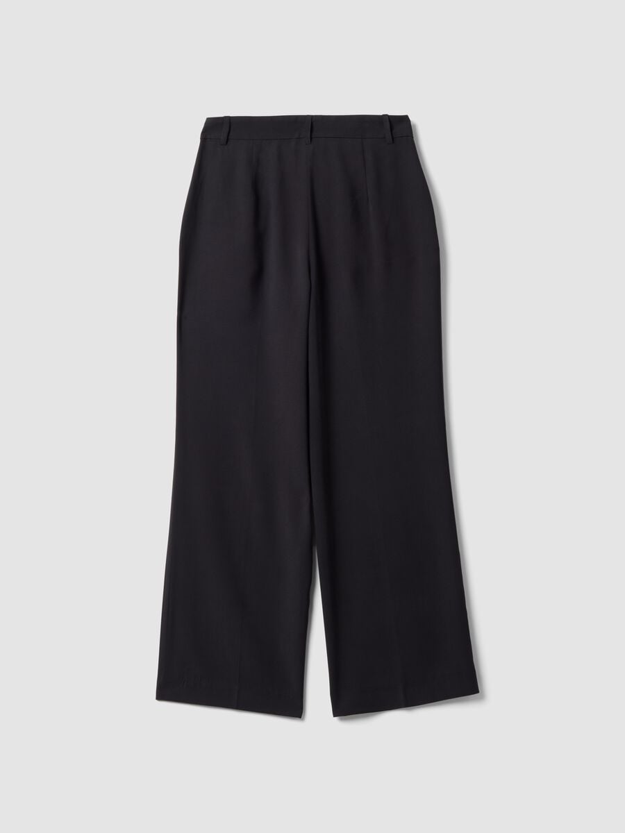 Black viscose-blend straight-leg trousers_6