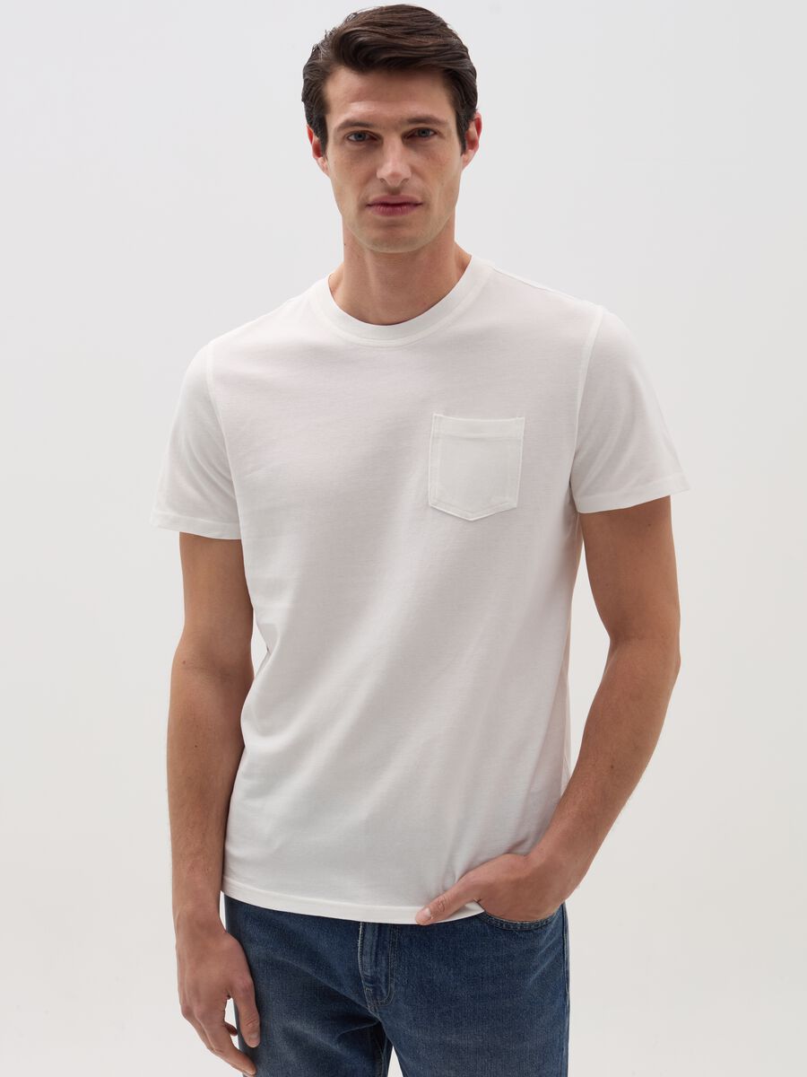 Pique T-shirt with pocket_1