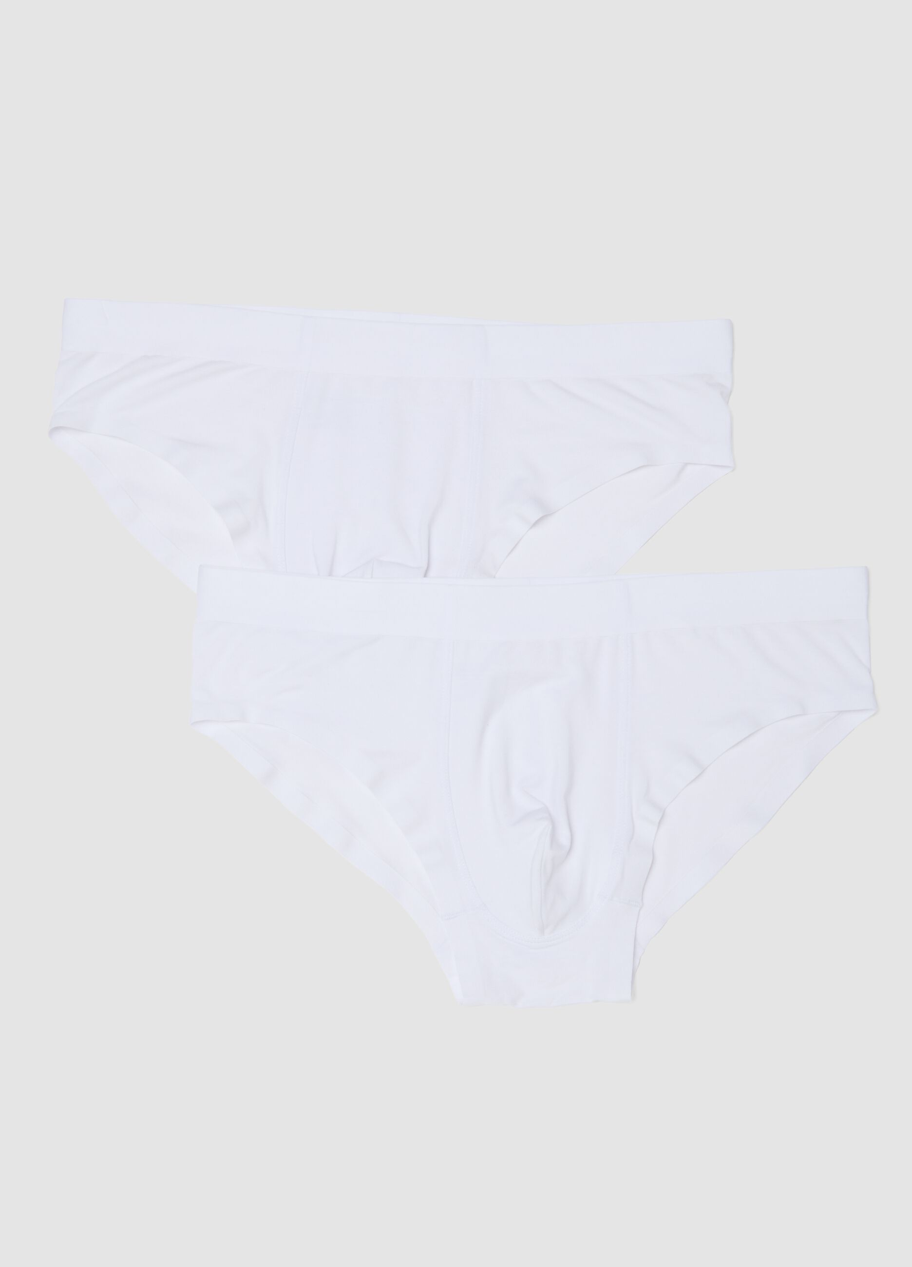 2-pack white stretch modal briefs