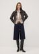 Brown jacket with zip fastening and slim-fit collar_1