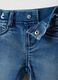 Blue cotton blend jeans for newborns regular fit_2