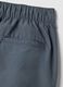 Blue pure cotton jogger pants for boys, regular fit_3